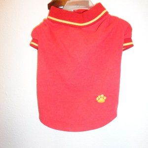 Top Paw Dog Red Polo Size Medium